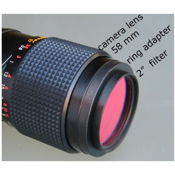 Geoptik Adaptateur pour filtres 2" pour objectifs 58 mm