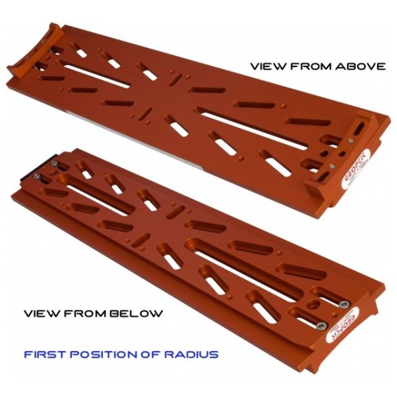 Geoptik Queue d'aronde extra large pour le carbone C11 et C925, Losmandy