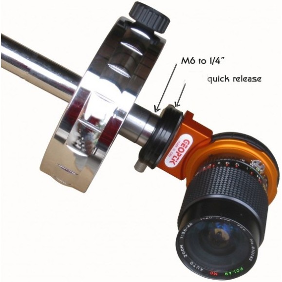 Vis d'adaptation pour le support photographique de la barre de contrepoids Geoptik