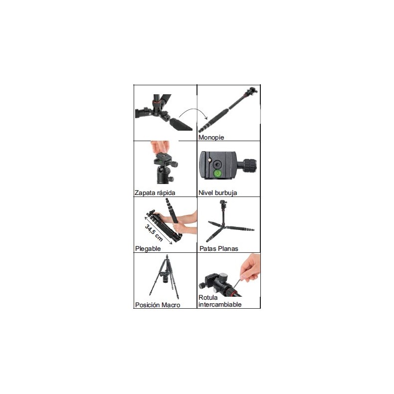 HAMA Trépied voyageurs Duo premium 146 HAMA Trépied voyageurs Duo premium 146