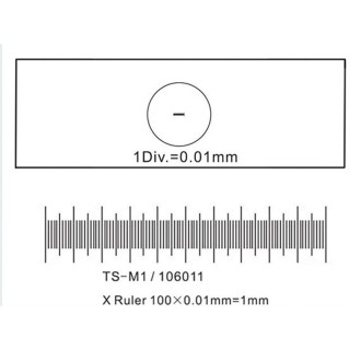 BMS Objectif micromètre 1mm...