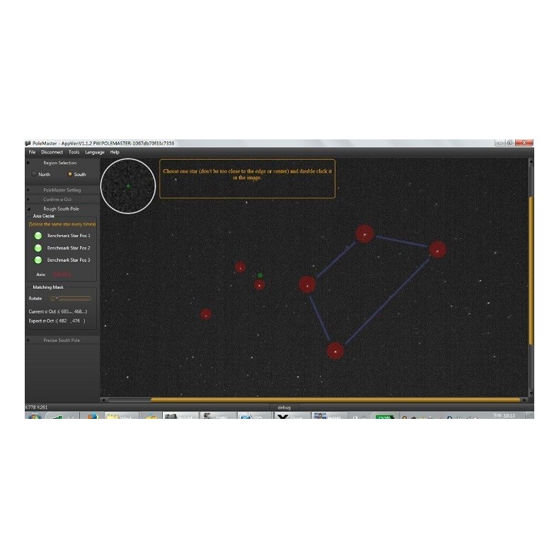 Détecteur polaire PoleMaster QHY avec...