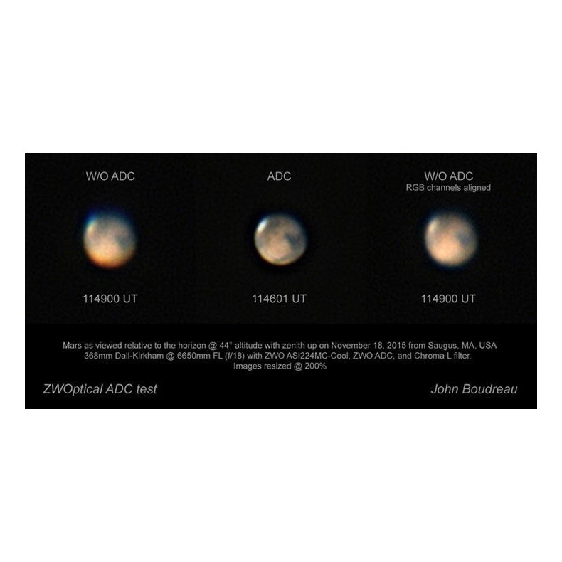 ZWO Correcteur de dispersion... ZWO Correcteur de dispersion...