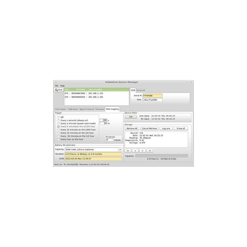 Unihedron Sky Quality Meter SQM-LU-DL...