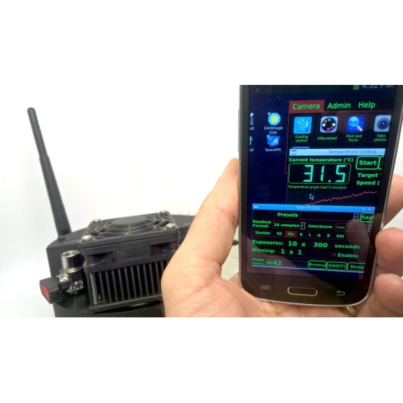 Caméra CCD autonome ASTREL AST8300-B-M-FW