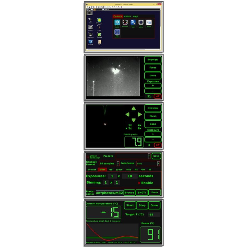Écran LCD pour caméra CCD autonome... Écran LCD pour caméra CCD autonome...