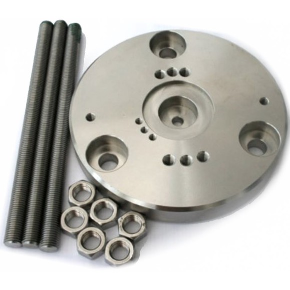 Plaque d'adaptation de colonne SkyMeca pour les montures Skywatcher EQ8-R, CQ350, EQ6-R, AZ-EQ6