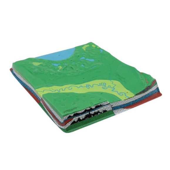 Ensemble de 4 modèles géologiques 2 OPTIKA SCIENCE