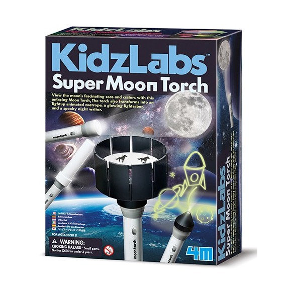 Kidz Labs Super Moon Torch 4M