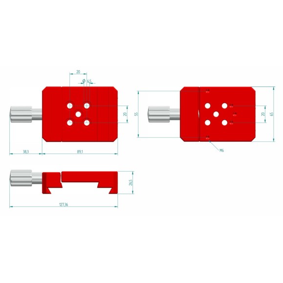 PrimaLuceLab Vixen Support à queue d'aronde PLUS pour et Losmandy