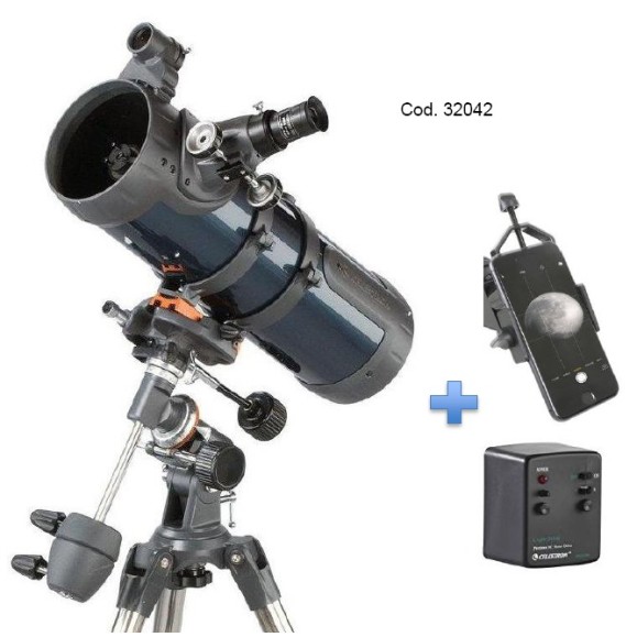 Celestron Télescope AstroMaster 114 EQ-MD Smartphone