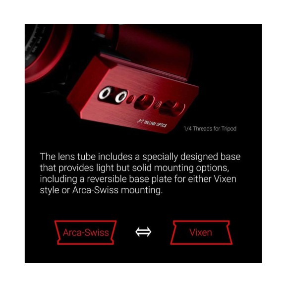 William Optics RedCat 51 Flatfield APO 51/250 mm télescope