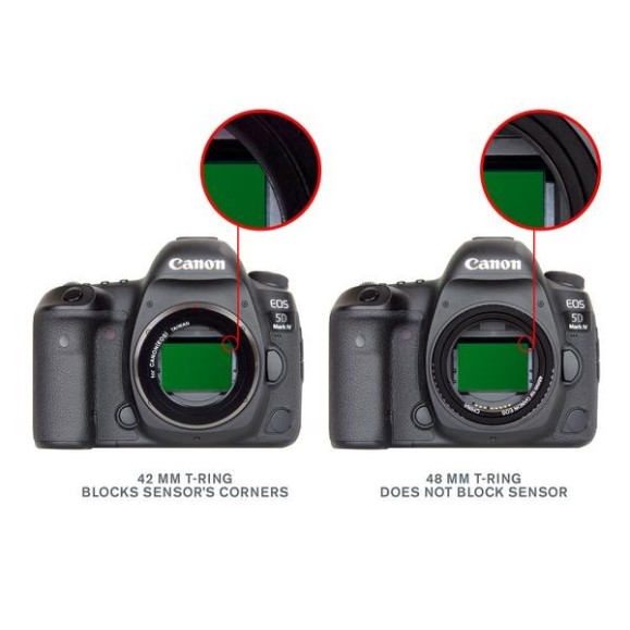 Celestron Adaptateur en T 48mm pour Edge HD 9.25, 11" et 14"