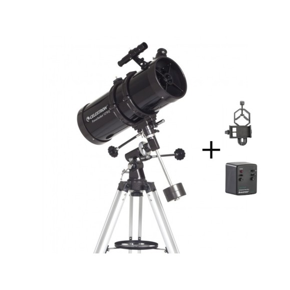 Télescope réflecteur Powerseeker 127 EQ-MD SMARTPHONE