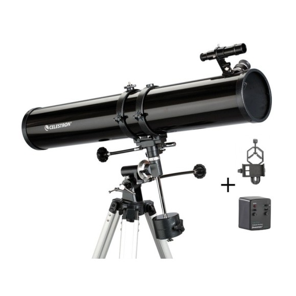Télescope réflecteur Powerseeker 114 EQ-MD SMARTPHONE