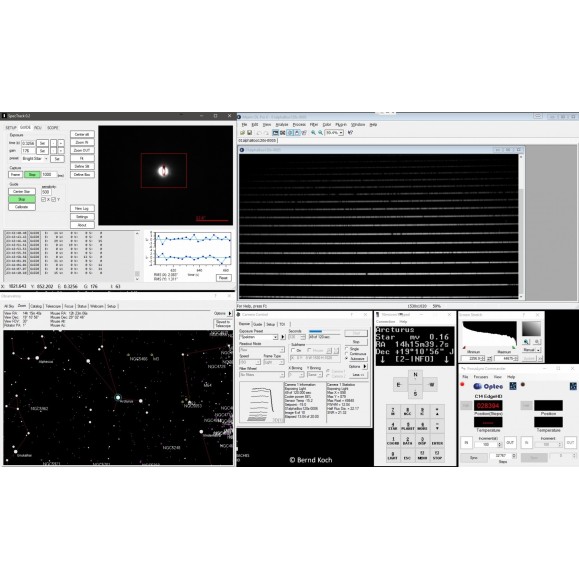 SpecTrack, logiciel d'autoguidage pour la spectroscopie