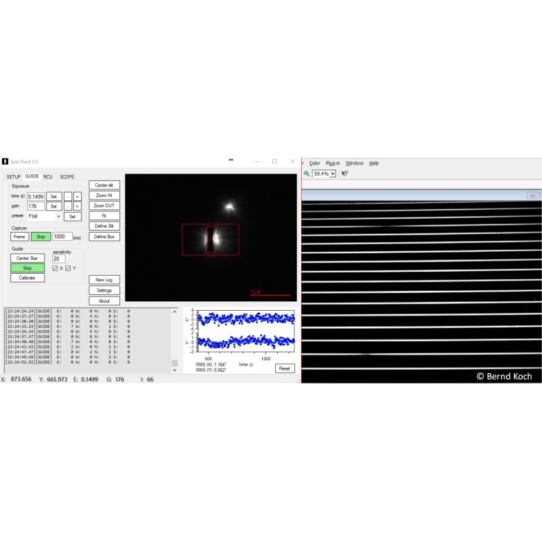SpecTrack, logiciel d'autoguidage... SpecTrack, logiciel d'autoguidage...