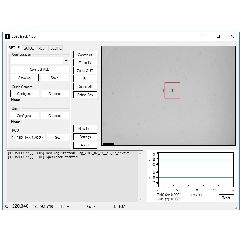 SpecTrack, logiciel d'autoguidage... SpecTrack, logiciel d'autoguidage...