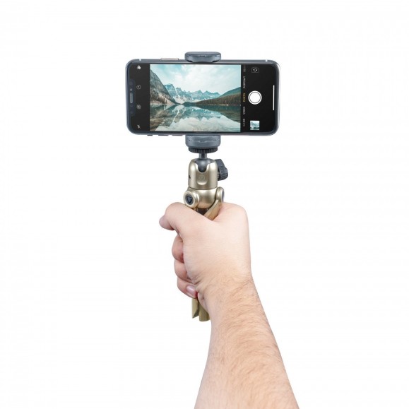 Vanguard Mini trépied pour appareil photo et téléphone portable VESTA MINI TRIPOD CHAMPAGNE