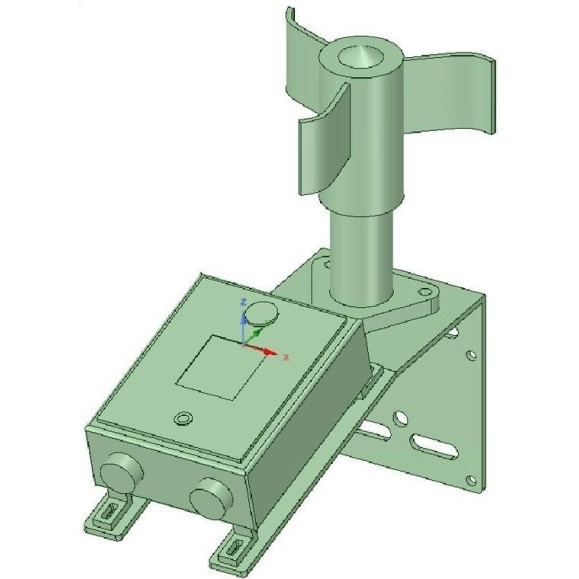 Support d'anémomètre AAG et Lunático