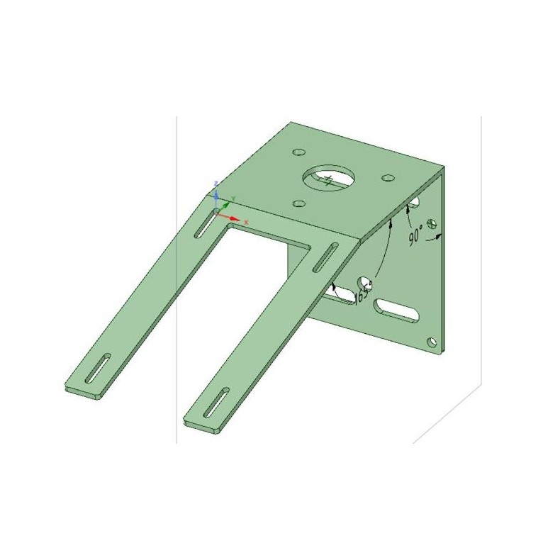 Support d'anémomètre AAG et Lunático