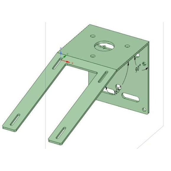 Support d'anémomètre AAG et Lunático