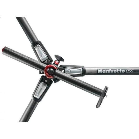 Manfrotto Trépied en fibre de carbone/magnésium 055CXPRO3 Trépied à 3 sections