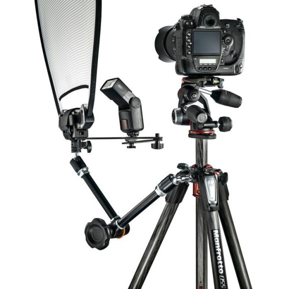 Manfrotto Trépied en fibre de carbone/magnésium 055CXPRO3 Trépied à 3 sections