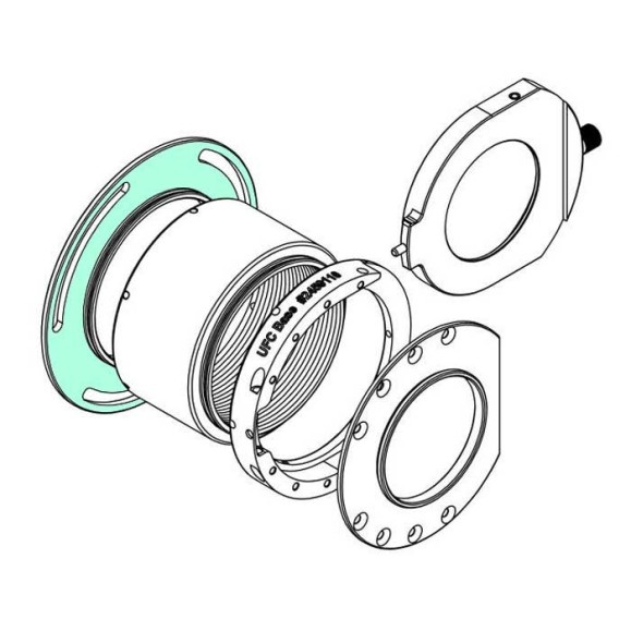 Baader Planetarium Adaptateur M48 avec queue d'aronde S70 à la base UFC