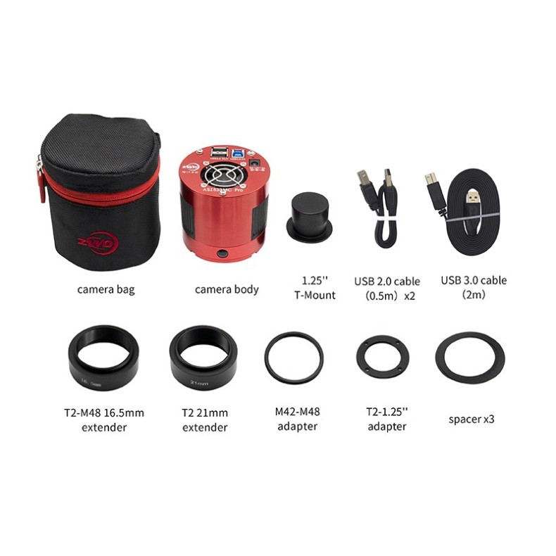 ZWO Caméra ASI533MC Pro caméra couleur ZWO Caméra ASI533MC Pro caméra couleur
