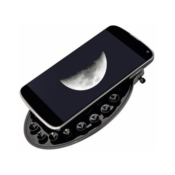 Bresser Télescope réflecteur Venus 76/700 AZ avec adaptateur pour smartphone et filtre solaire