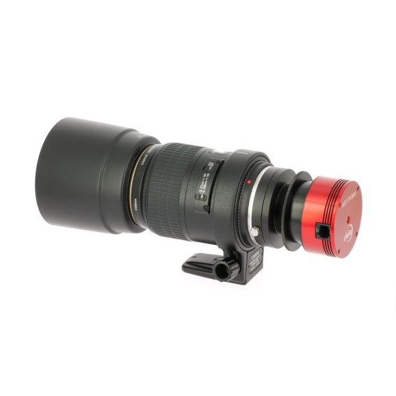 Kepler Adaptateur pour les objectifs Canon EOS aux oculaires à filetage 1,25" ou T2