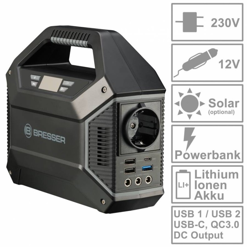 BRESSER 100 WATTS ALIMENTATION PORTABLE