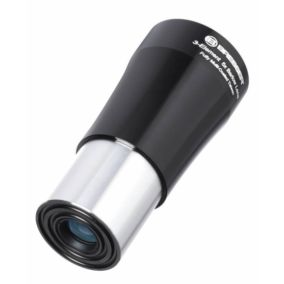 LENTILLE DE BARLOW BRESSER 5X 31.7 MM / 1.25'' / 5X 31.7 MM