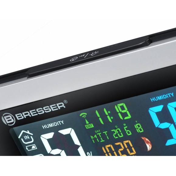 STATION MÉTÉO BRESSER METEOTEMP WTM AVEC AFFICHAGE MULTICOLORE