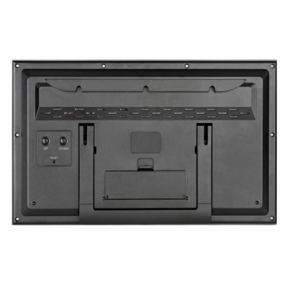 BRESSER MyTime Jumbo LCD Wall Weather Clock noir