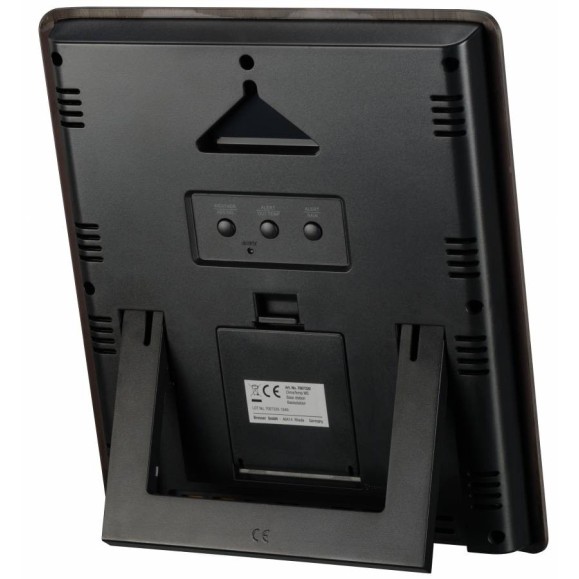 Centre météorologique BRESSER ClimaTemp XXL avec aspect bois