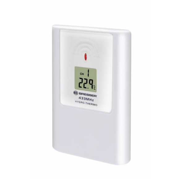 BRESSER TemeoTrend JC Réveil météo LCD noir