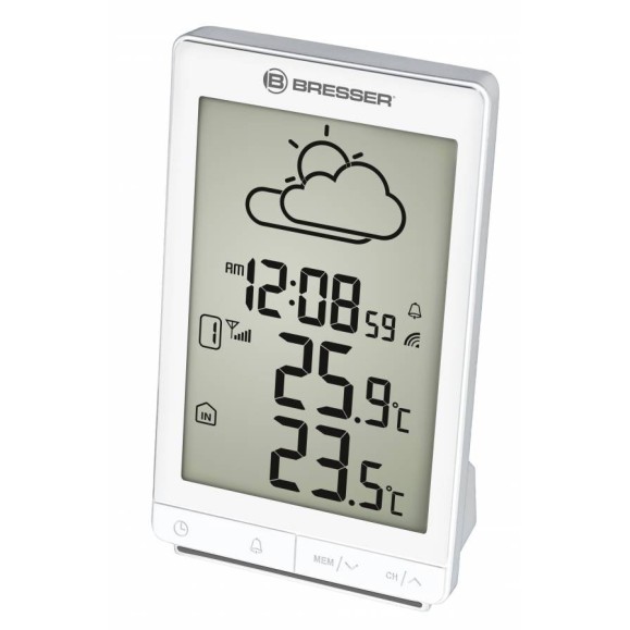 Station météo radiocommandée BRESSER TemeoTrend STX blanc