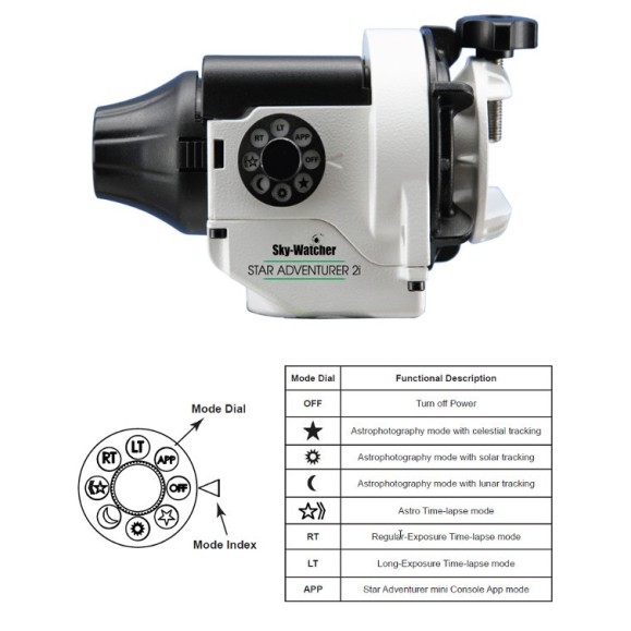Skywatcher Star Tracker Star Adventurer 2i WIFI Astrophoto
