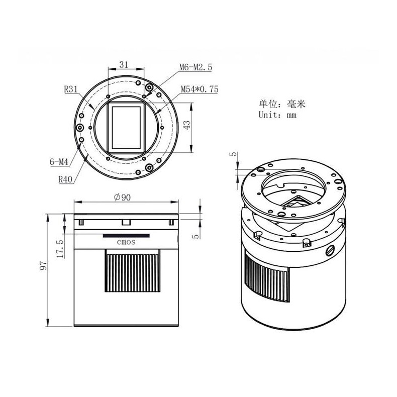 ZWO Caméra astronomique réfrigérée... ZWO Caméra astronomique réfrigérée...