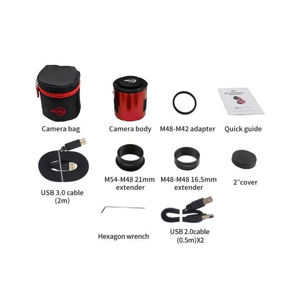 ZWO Caméra astronomique réfrigérée ASI2400MC-PRO couleur