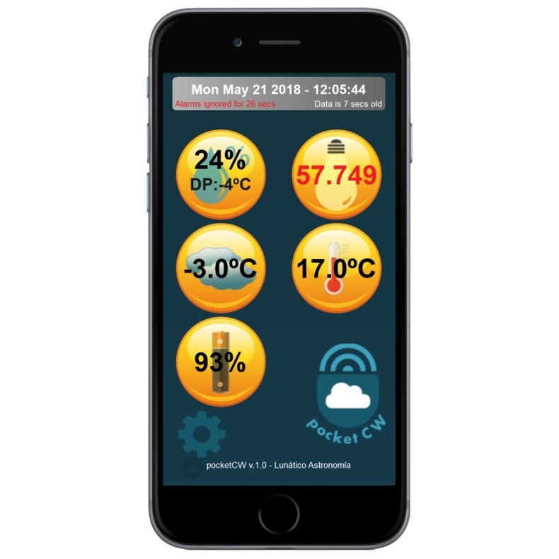 Pocket Cloud Watcher Lunatico USB... Pocket Cloud Watcher Lunatico USB...