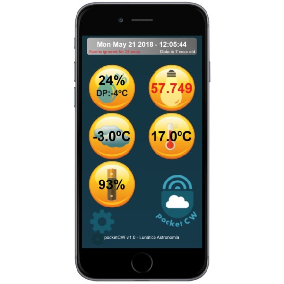 Pocket Cloud Watcher Lunatico USB version PC