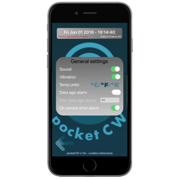 Pocket Cloud Watcher Lunatico USB version PC