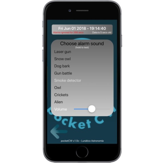 Pocket Cloud Watcher Lunatico USB version PC