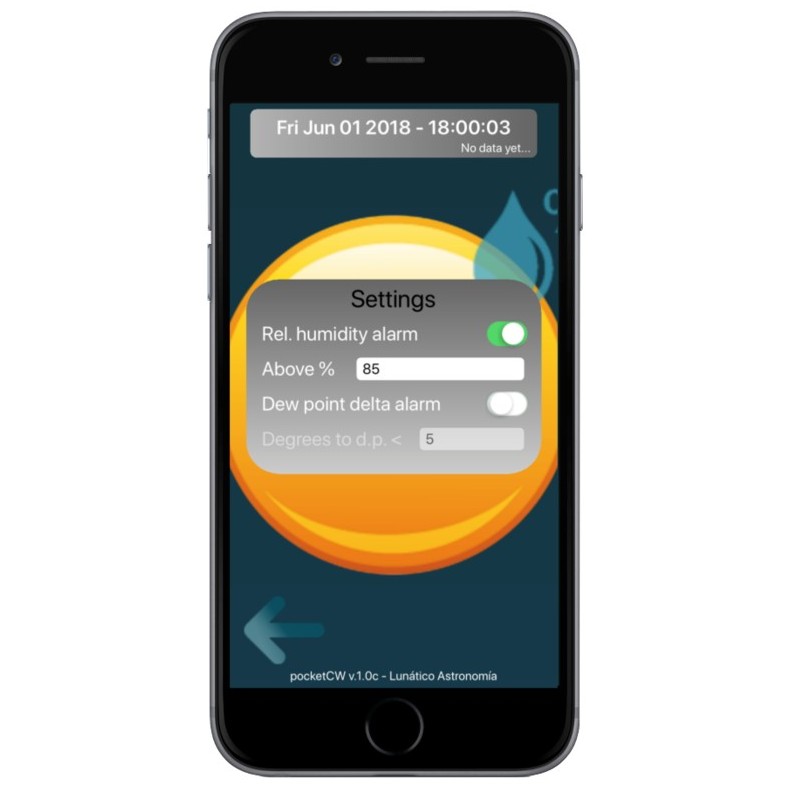 Pocket Cloud Watcher Lunatico USB... Pocket Cloud Watcher Lunatico USB...