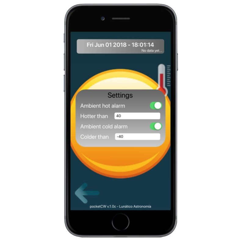 Pocket Cloud Watcher Lunatico USB... Pocket Cloud Watcher Lunatico USB...