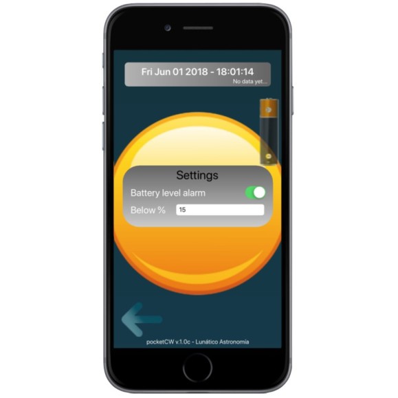 Pocket Cloud Watcher Lunatico USB version PC