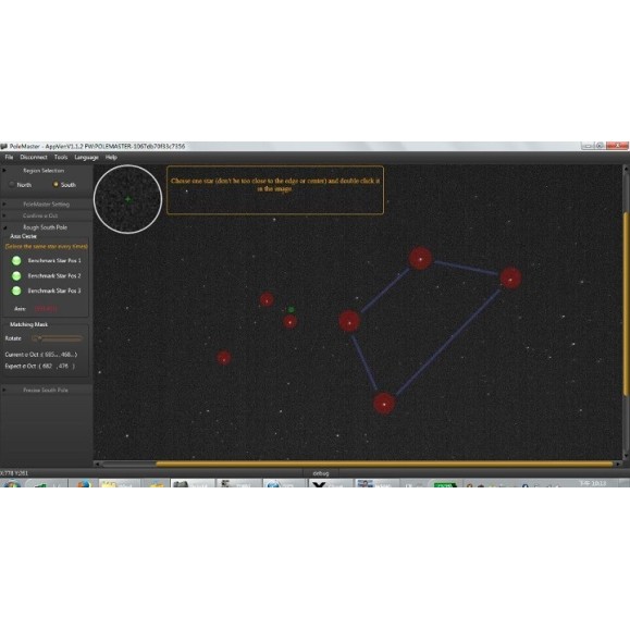 PoleMaster QHY avec adaptateur pour EQ8